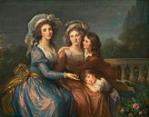 Zwei Marquisen und Söhne, Élisabeth Vigée-Le Brun von Meesterlijcke Meesters Miniaturansicht