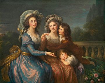 Zwei Marquisen und Söhne, Élisabeth Vigée-Le Brun