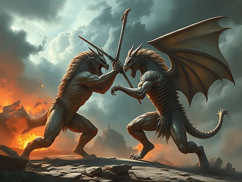 Bataille de Chimère par Stilbeeld Studio