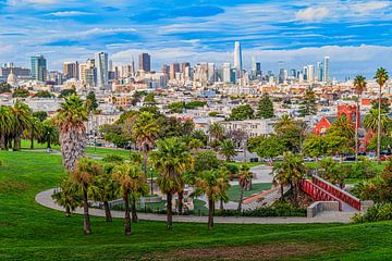 Dolores Park / Mission Dolores - San Francisco Califonia van Michel Swart