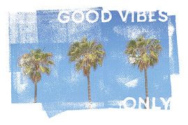 Vintage Palmen | good vibes only von Melanie Viola