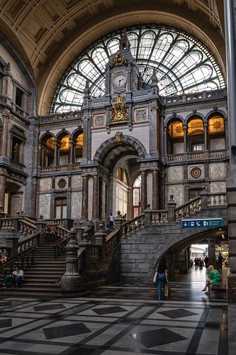 Station Antwerpen-Centraal in Belgie