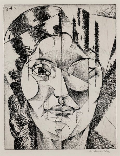Louis Marcoussis - La belle martiniquaise (1912) by Peter Balan