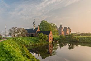 Lever de soleil au Muiderslot