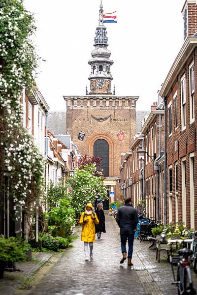 Nieuwe Kerk Haarlem, Blick von der Kerkstraat/Grote Houtstraat von Jeroen Somers
