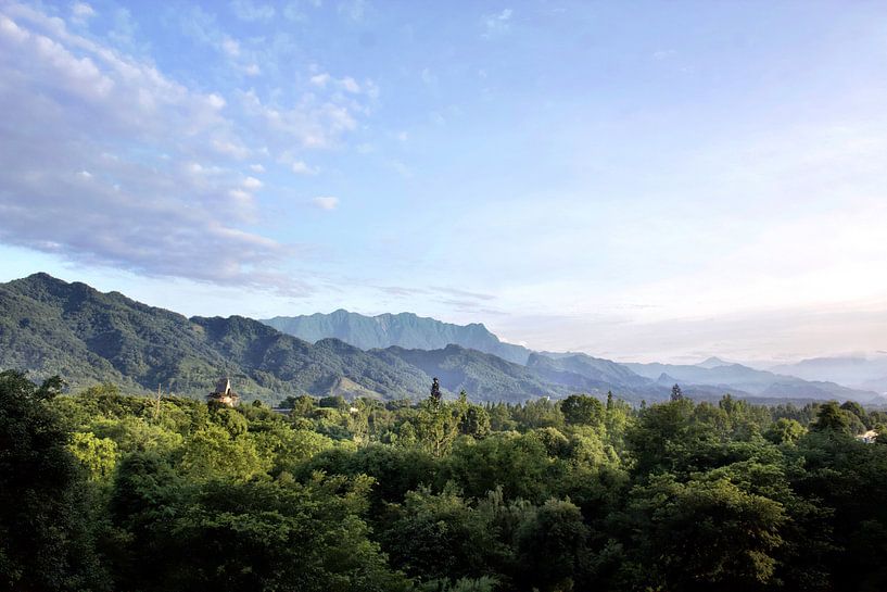 Mountain Views - China, Sichuan by Johannes Grandmontagne