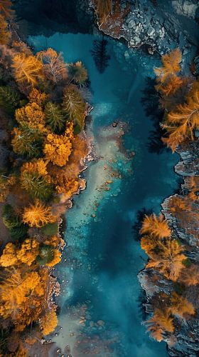 Panoramisch uitzicht over prachtige natuur