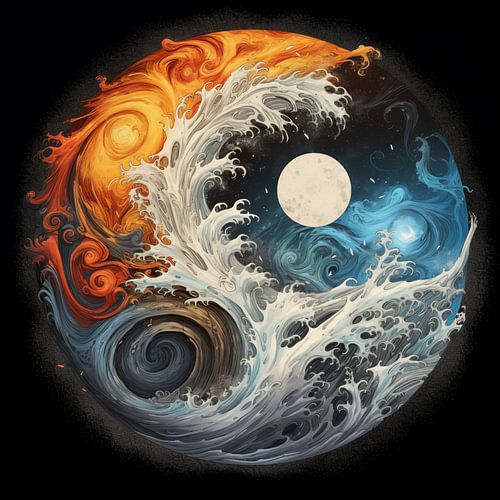 Creatieve aarde, vuur-water-wind