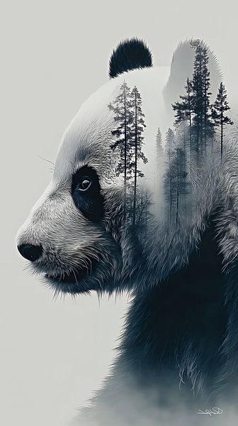 Pandabeer / Pandabeertje van Gelissen Artworks
