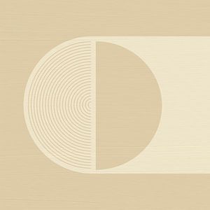 Retro Mond Beige