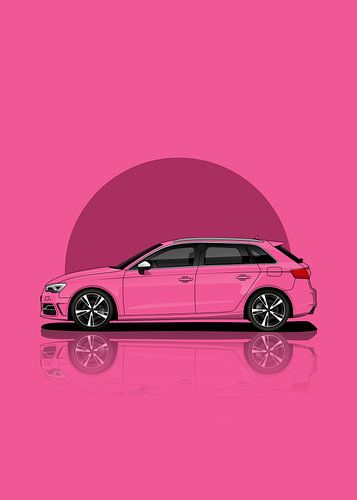 Art Car Audi RS3 pink