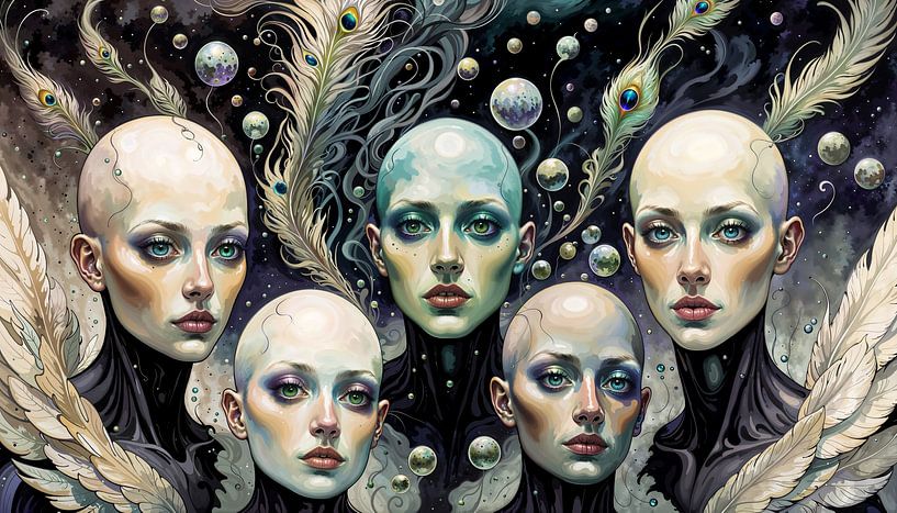 De Wachters van Ethera – Surrealistische Hemelwezens van Retrotimes