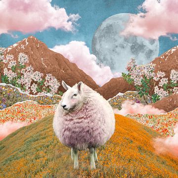 Landscapes with Sheep van Marja van den Hurk