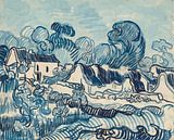 Vincent van Gogh. Landschap met huizen van 1000 Schilderijen thumbnail