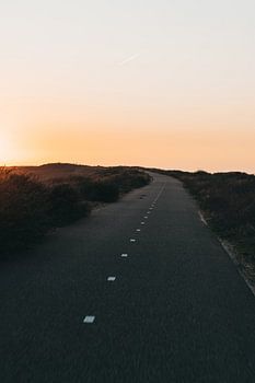 Die Straße durch die Dünen