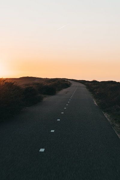 The road through the dunes by Merel Tuk