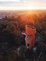 Bosbergtoren bij zonsopkomst