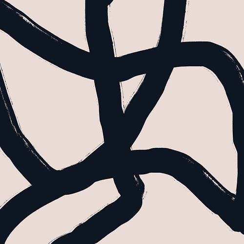 Scandinavische dromen. Abstracte minimalistische kunst nr. 9