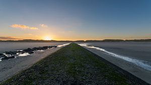 Winterzon aan zee