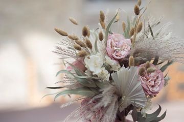 Bouquet de mariage sur Nathalie Van Den Heuvel