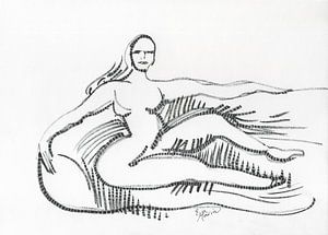 Femme sur le canapé sur ART Eva Maria