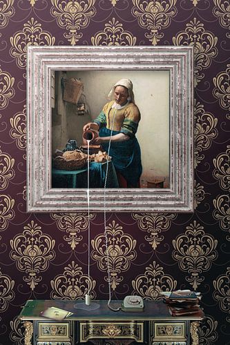 La laitière de Vermeer sous un angle contemporain - Nostalgie et innovation dans la peinture