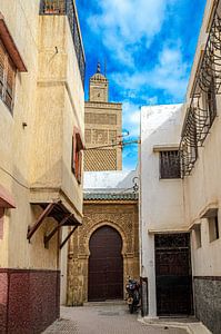 Medina mit großer Moschee in Salé Marokko