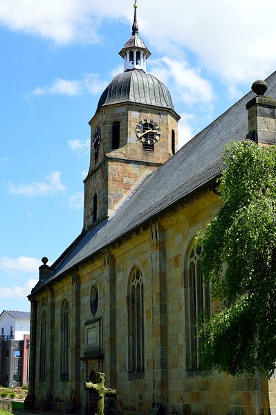A small church in Bad Bentheim by Gerard de Zwaan
