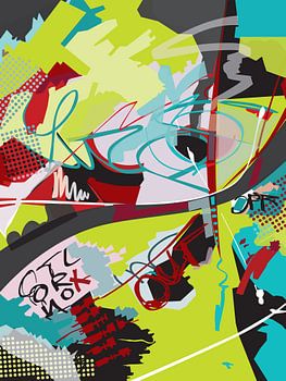 Grafik und Schrift „OUT OFF CONTROL“