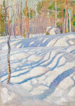Paysage d'hiver ensoleillé, 1911, Pekka Halonen