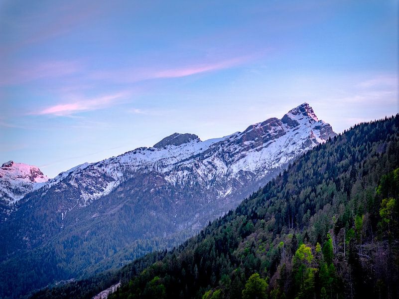Silky smooth sunset at the Dolomites, Italy by Madan Raj Rajagopal