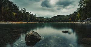 Untersee am Eibsee. Klares Gebirgswasser