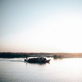 Coucher de soleil dans le jardin d'Eden original | Photoprint Travel Photography sur Milene van Arendonk