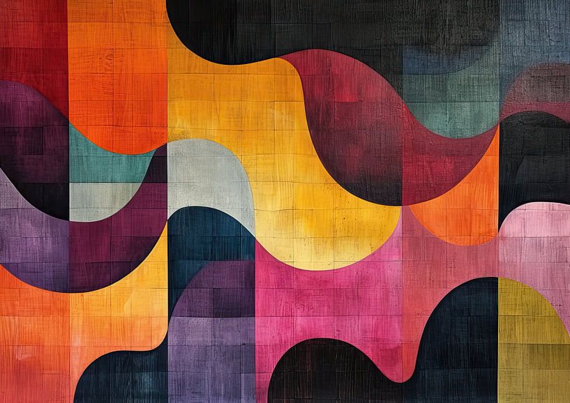 Buntes Abstraktes von Kunst Laune