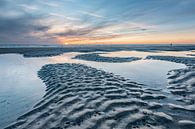 Zonsondergang strand bij Burgh-Haamstede van Jan Poppe thumbnail
