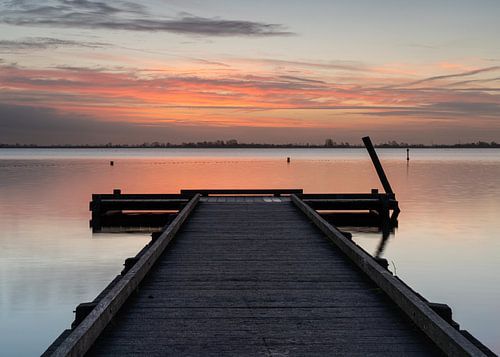 Ruhiger Sonnenaufgang