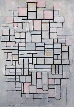Piet Mondriaan Composition No IV *digital remastered* van Imagine
