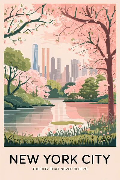 La ville de New York par Poster Art Shop