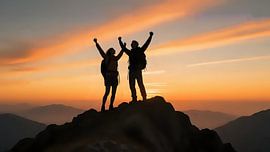 Pose gagnante dans la lumière du matin sur Jean Pierre