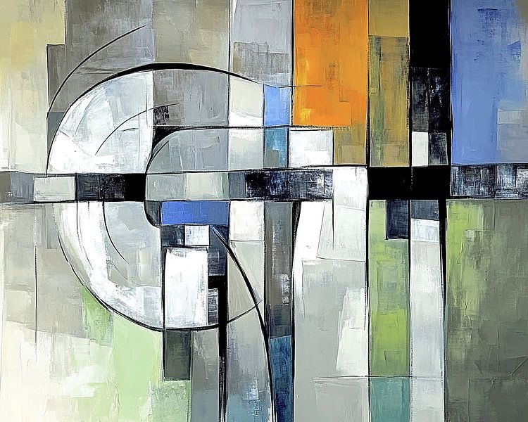 Géométrie | Symétrie urbaine par Peinture Abstraite