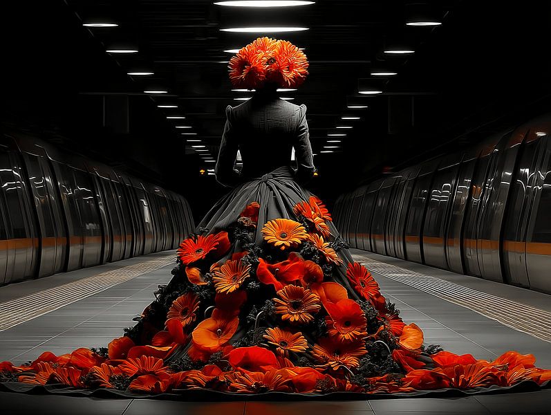 La cathédrale de fleurs | Art dramatique de la mode par Karina Brouwer