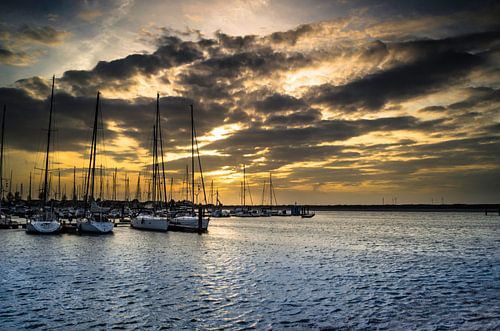 Sonnenuntergang Marina Oostvoorne, Zeeland