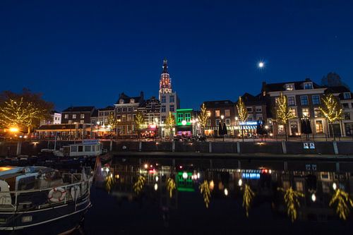 Le port de Breda en hiver
