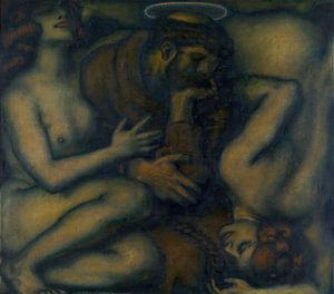 Franz von Stuck - Die Versuchung (1918)