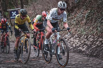 World champion Lotte Kopecky on the Wall