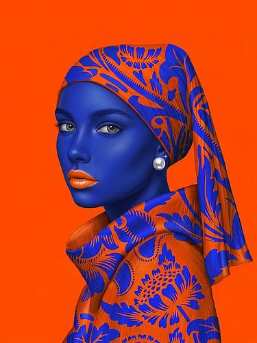 Blue Silence Girl sur René van den Berg