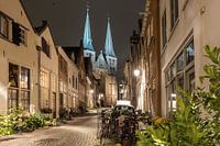 Die Kirche mit den zwei Türmen in Deventer