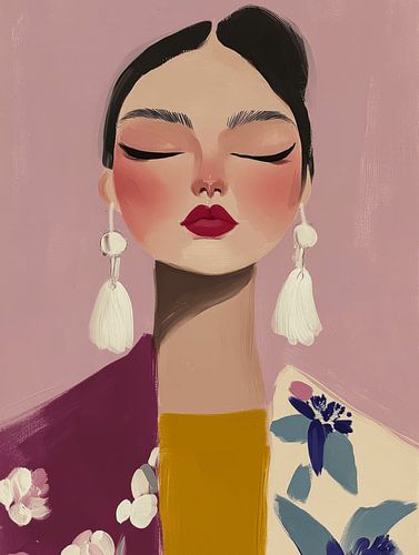 Moderne Muse von Carla Van Iersel