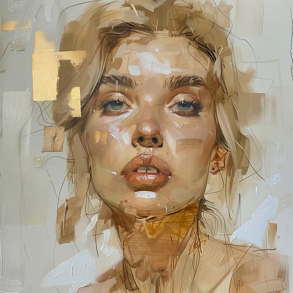 Portrait d'une belle femme par ARTemberaubend