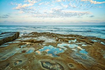 Tide Pools On a Blue Morning by Joseph S Giacalone Photography